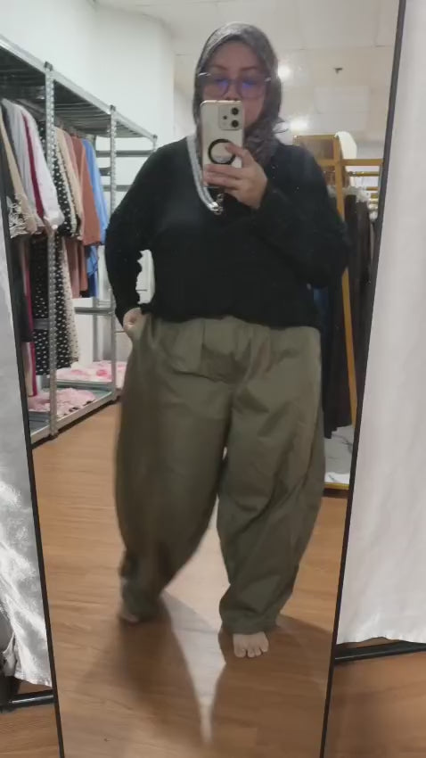 Barrel Pants - Light Soft Cotton Muji