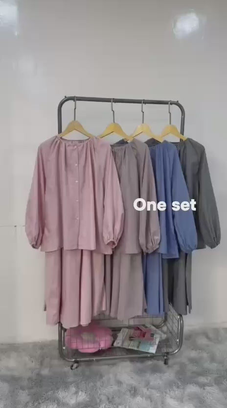 Sophie Gingham Skirt Set