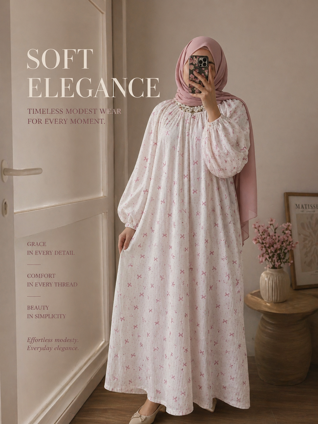 Safiyyah Ribbon Abaya - RSlabel