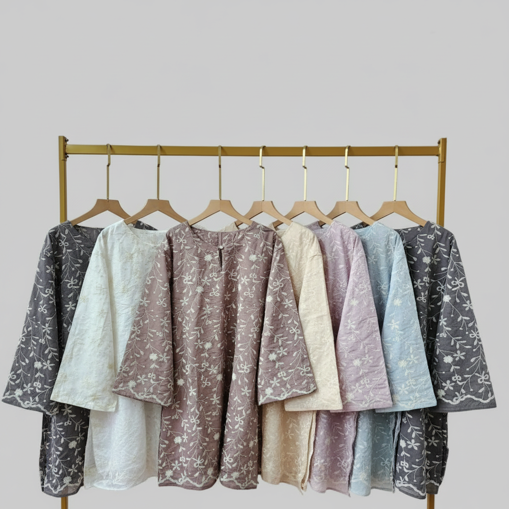 KALSOM EMBROIDERY TUNIC