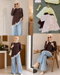 Via Polka Slant Top