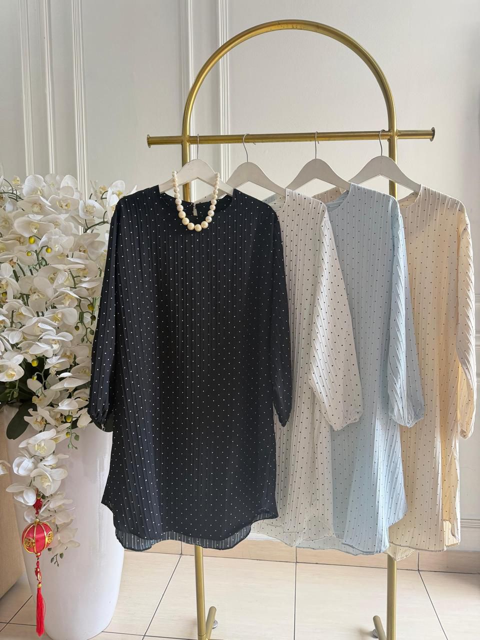 Polka Tunic - Mini Dots