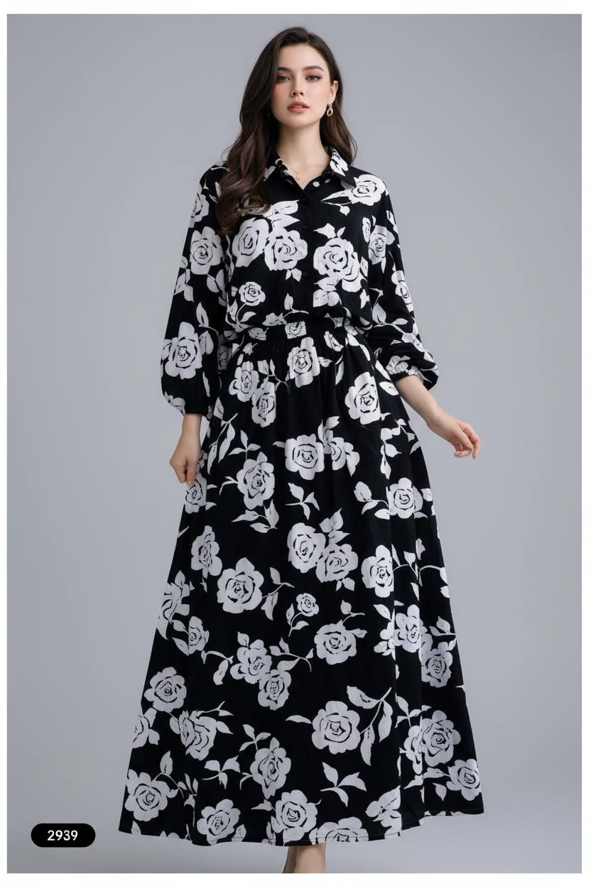 FLOWER UNI SKIRT SET