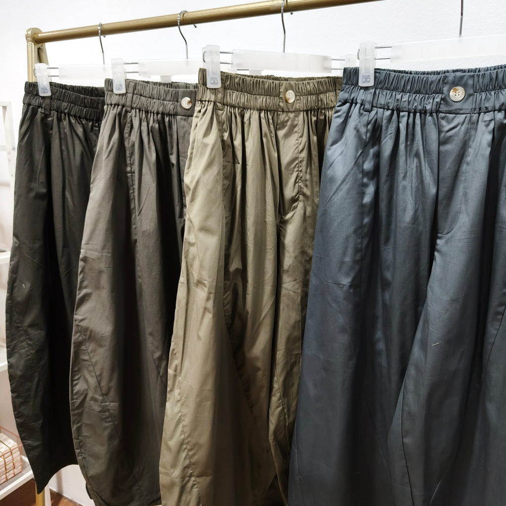 Barrel Pants - Light Soft Cotton Muji