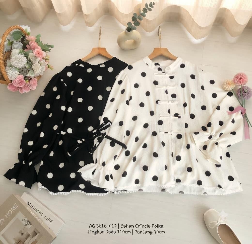 AG Polka Cheongsam