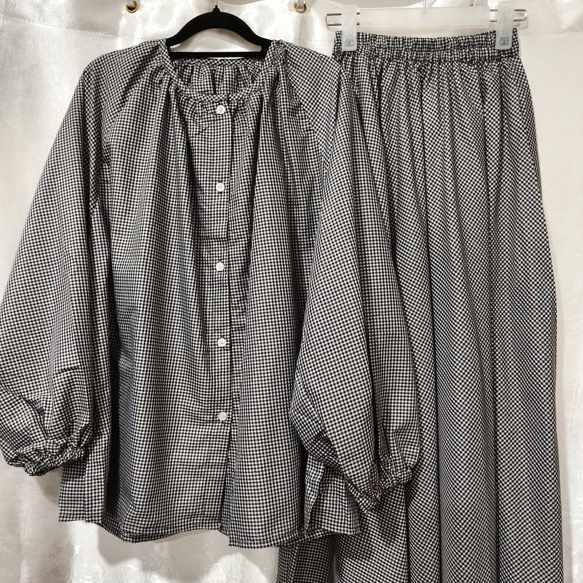 Sophie Gingham Skirt Set