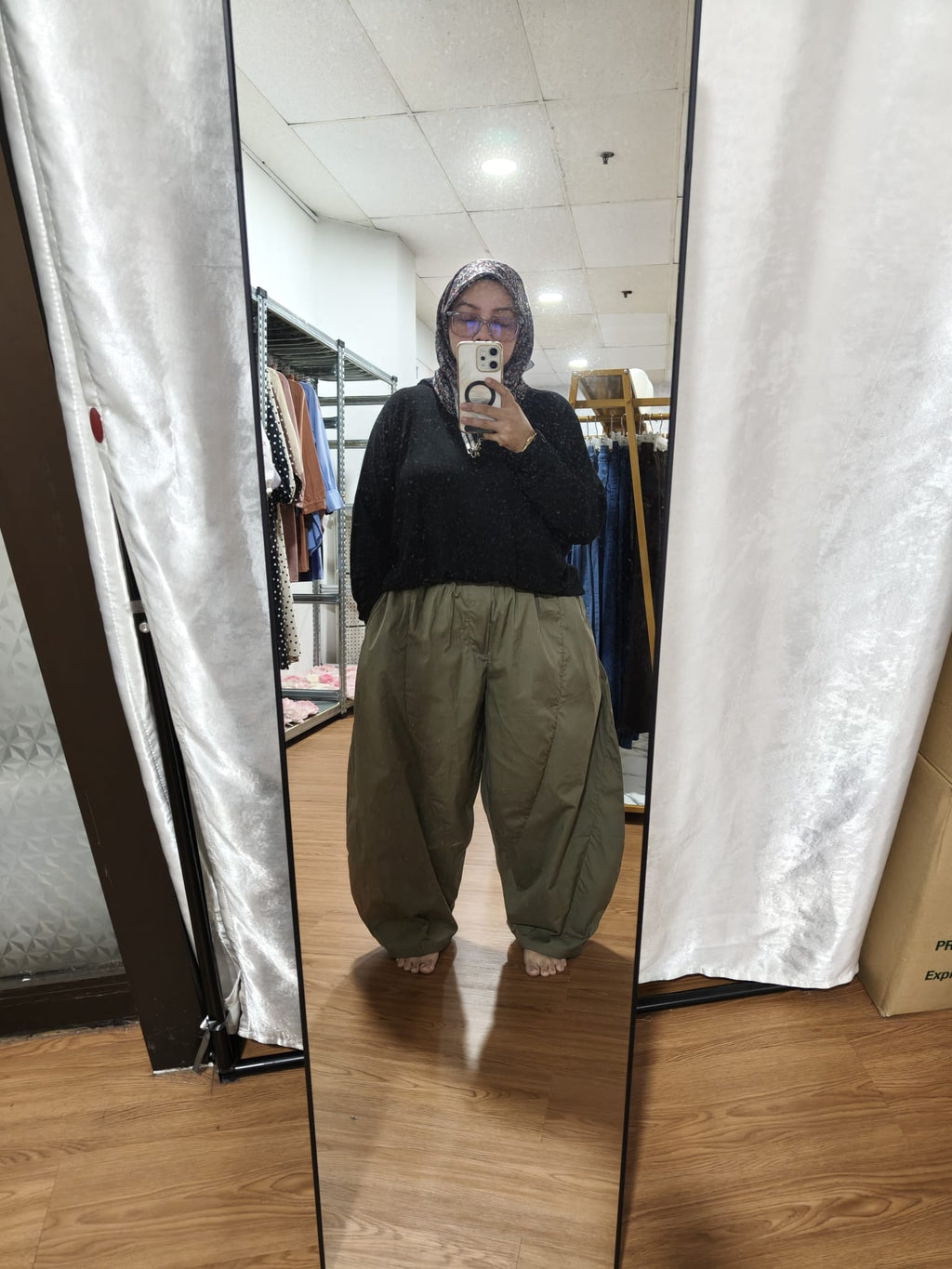 Barrel Pants - Light Soft Cotton Muji