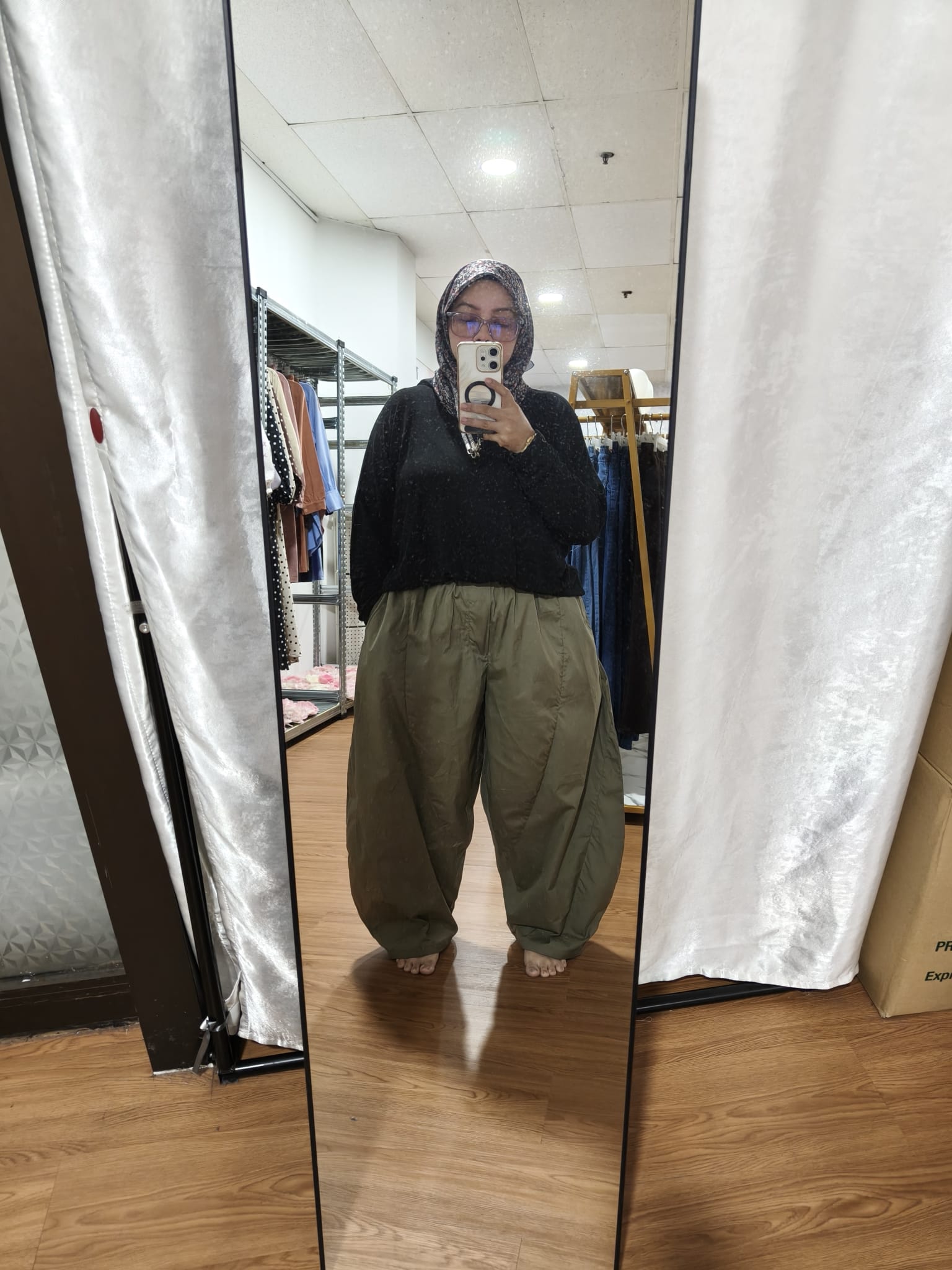 Barrel Pants - Light Soft Cotton Muji