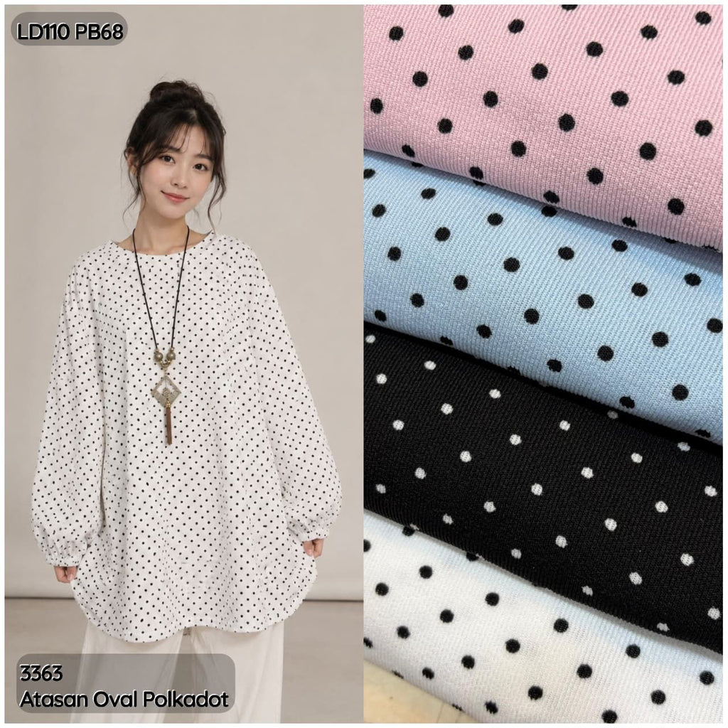 Polka Oval Top
