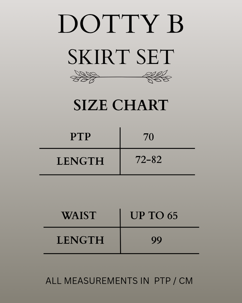 Dotty B Skirt Set
