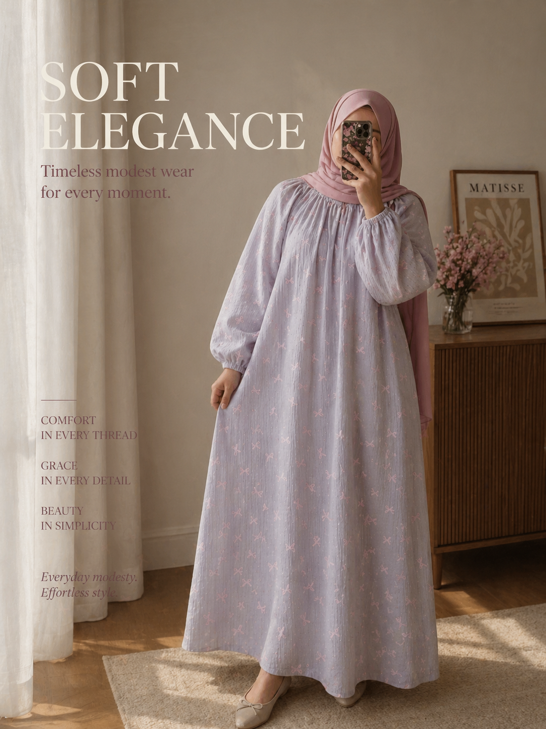 Safiyyah Ribbon Abaya - RSlabel