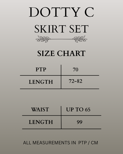 Dotty C Skirt Set
