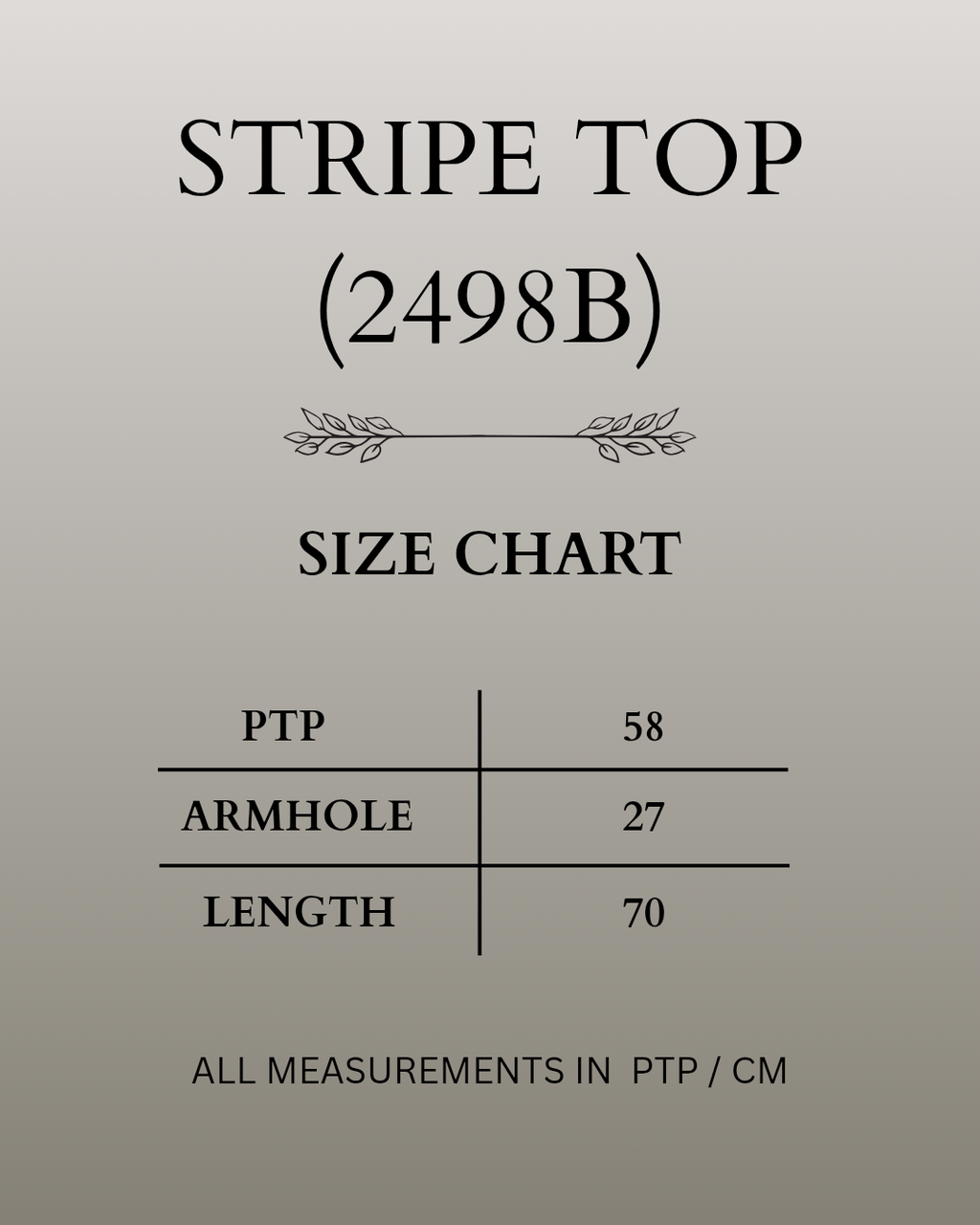 Stripe Top (2498B)