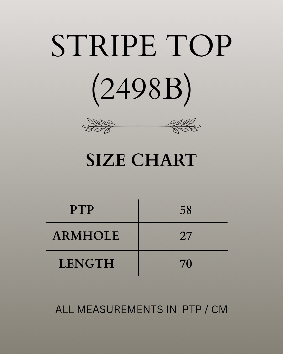 Stripe Top (2498B)