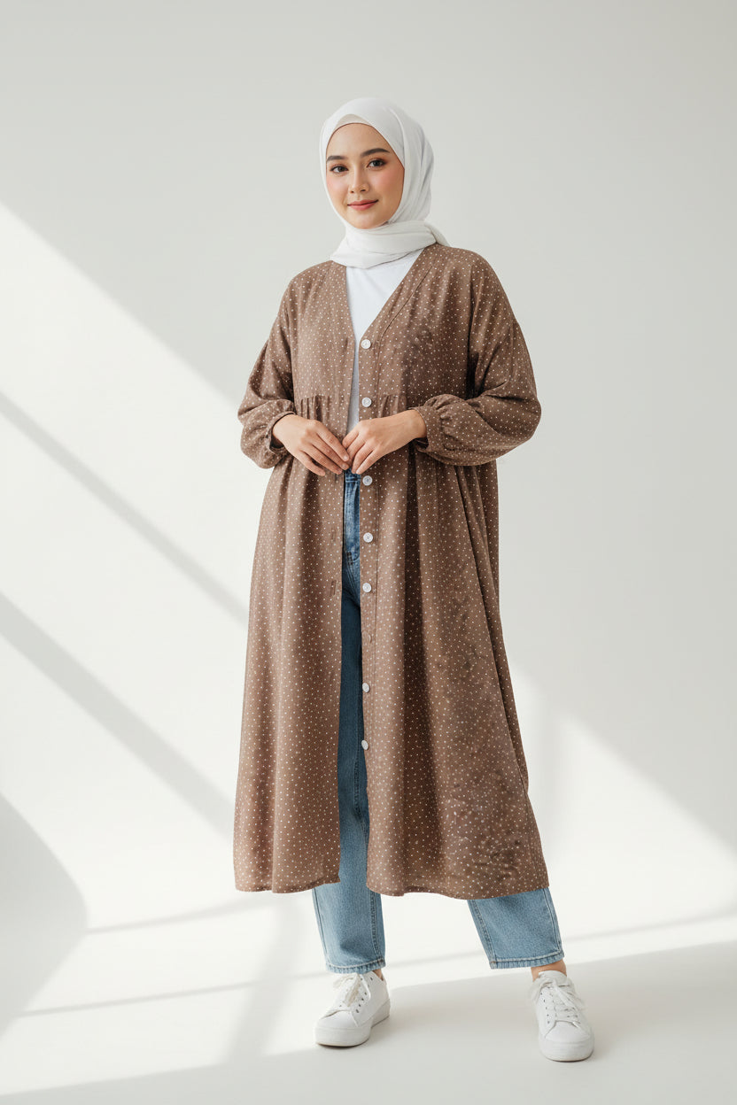 Kelly Long Tunic - Dotty