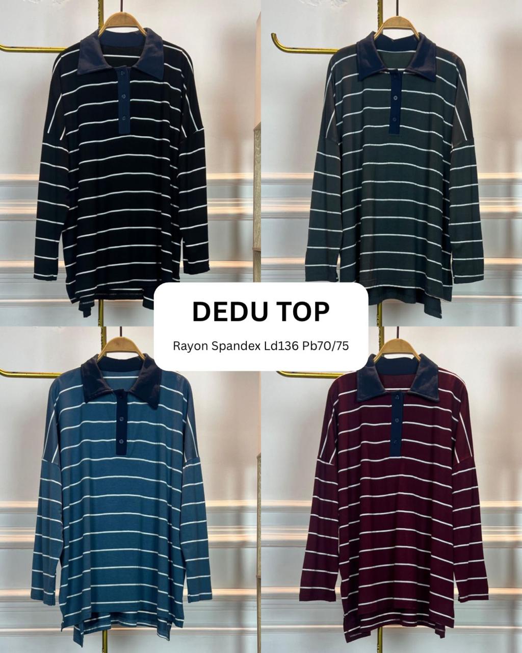 DEDU STRIPE TOP (OVERSIZE)