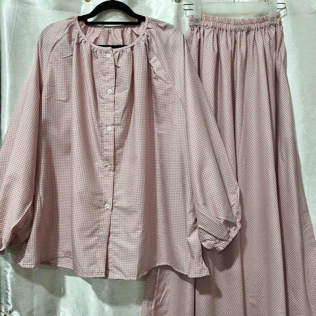 Sophie Gingham Skirt Set