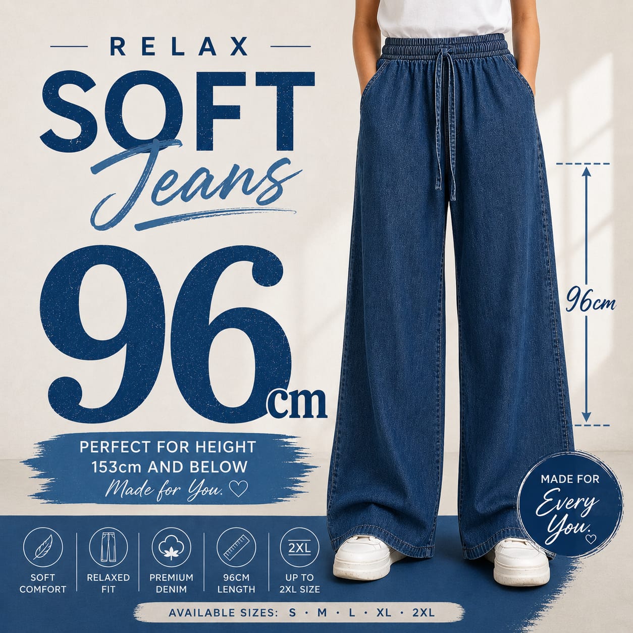 RELAX PALAZZO - 96CM